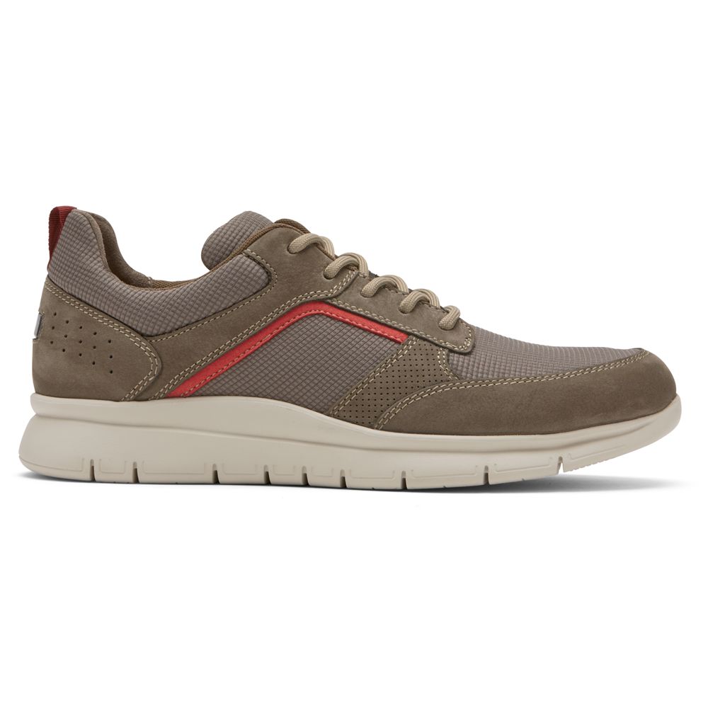 Sapatilhas Homem Rockport Primetime Casual Mudguard Caqui,Portugal QARCX-9310